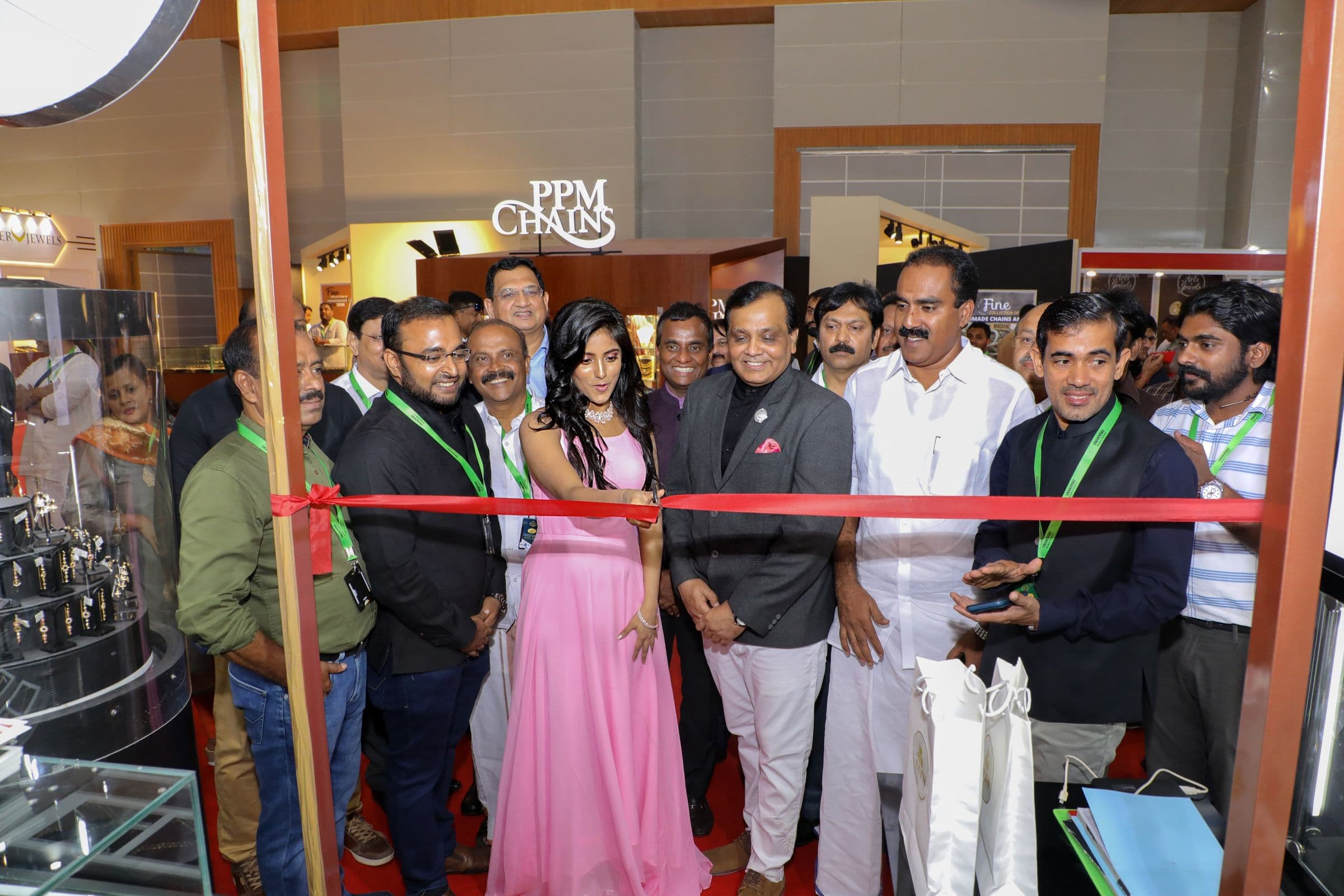 The ribbon-cutting at the Kerala Gem & Jewellery Show