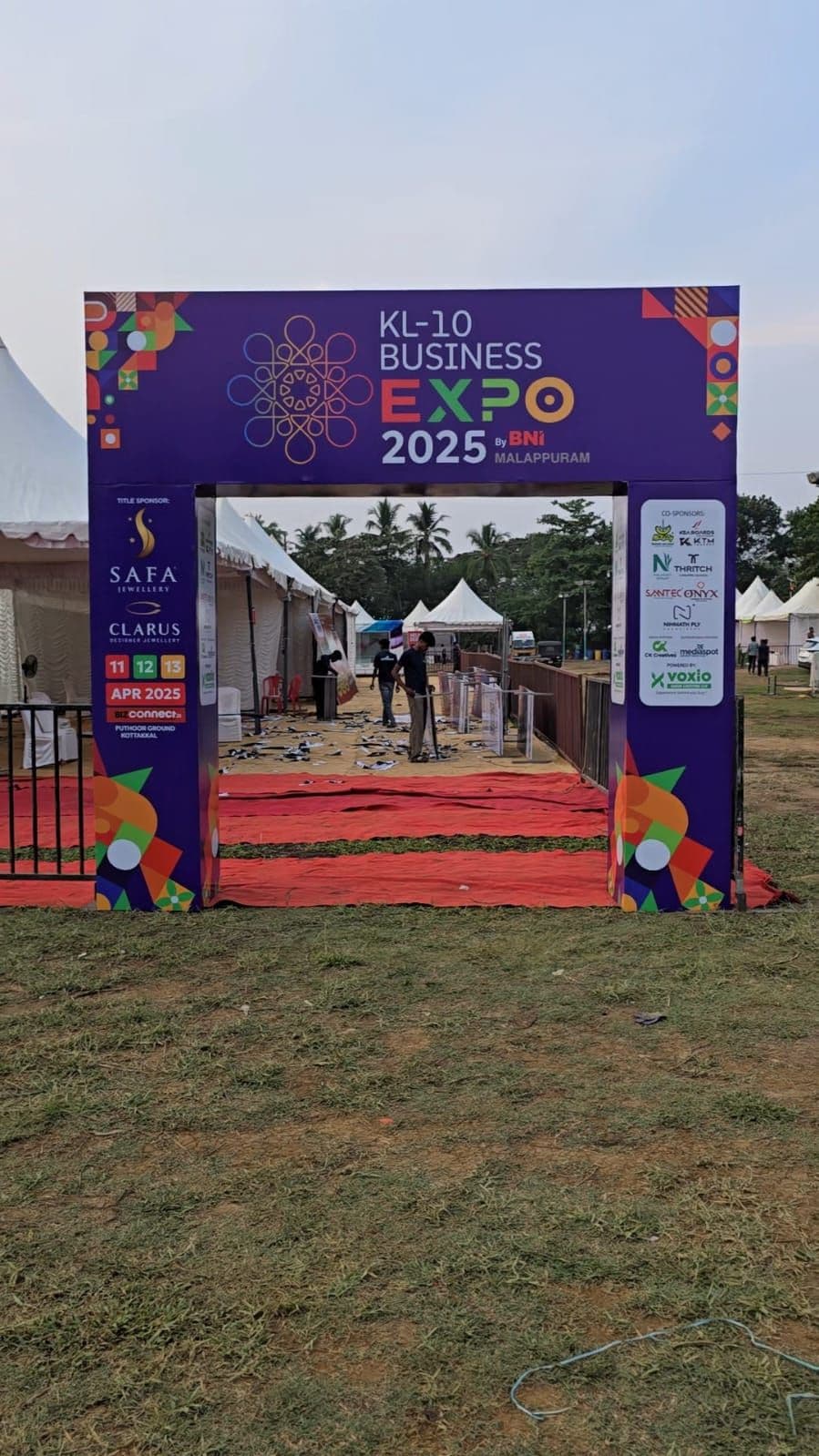 The entrance arch for KL-10 Business Expo 2025
